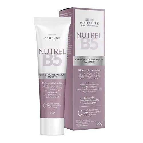 Creme Calmante Corpo e Rosto Multirreparador Profuse Nutrel B5 - 20g