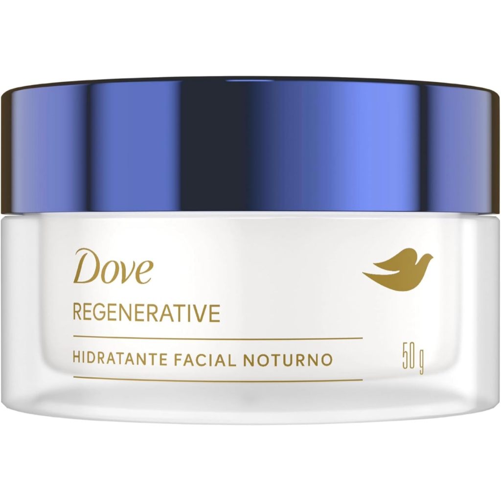 Dove Regenerative Hidratante Noturno Facial - 50g | Niacinamida, Pró Retinol | Firma e Melhora a elasticidade da Pele