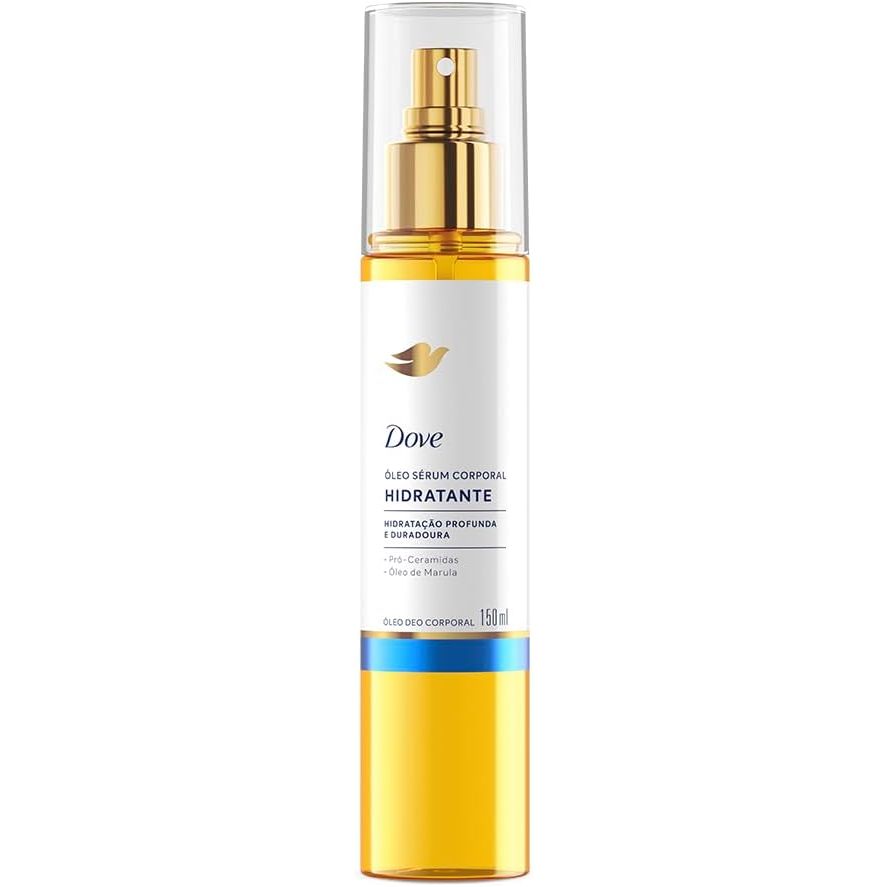 Dove Óleo Corporal Sérum Hidratante Pró-Ceramidas e Óleo de Marula -150ml - Hidratação Profunda e Duradoura